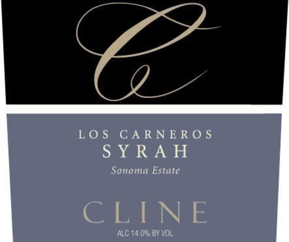 Cline Los Carneros Syrah 2012 Front Label