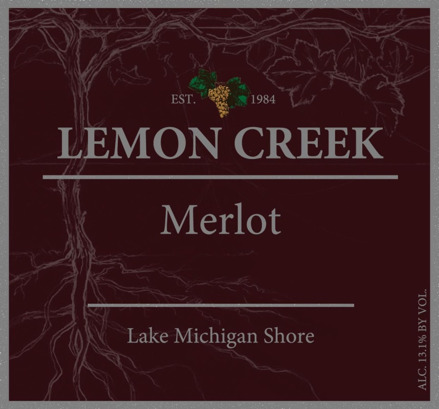 Lemon Creek Winery & Fruit Farm Merlot 2013 Front Label
