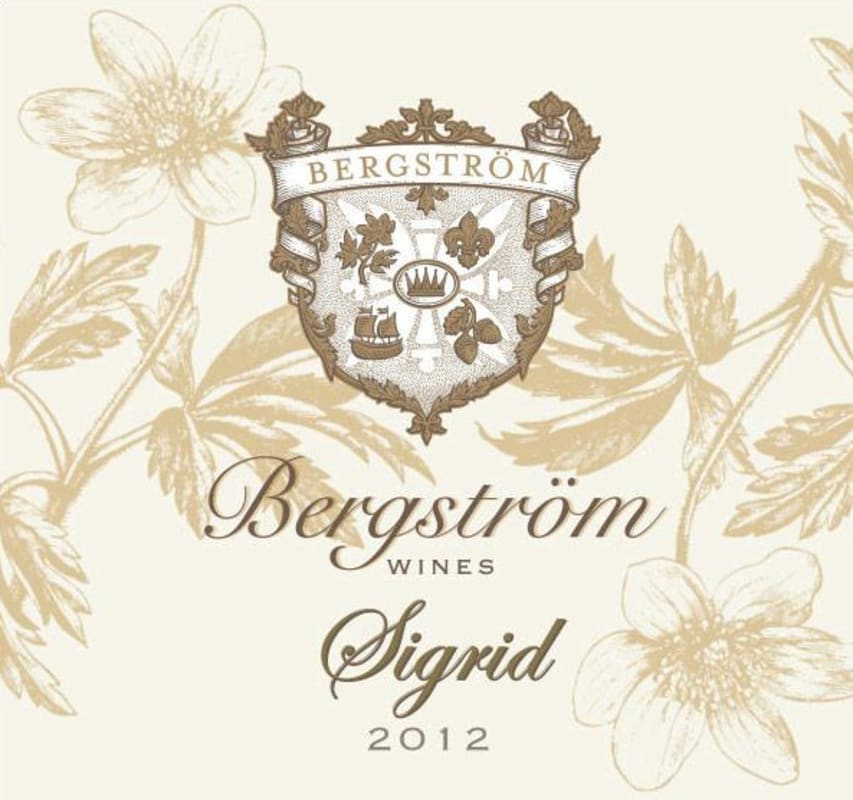 Bergstrom Sigrid Chardonnay 2012 Front Label
