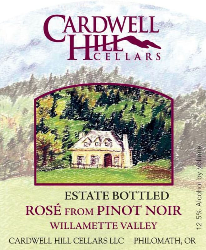 Cardwell Hill Rose of Pinot Noir 2012 Front Label