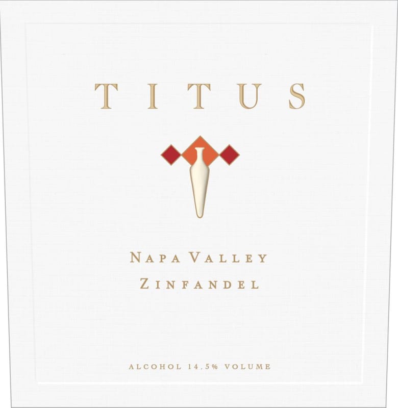 Titus Zinfandel 2012 Front Label