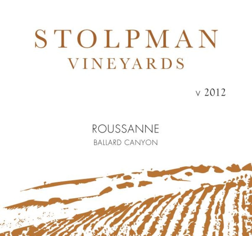 Stolpman Vineyards Roussanne 2012 Front Label