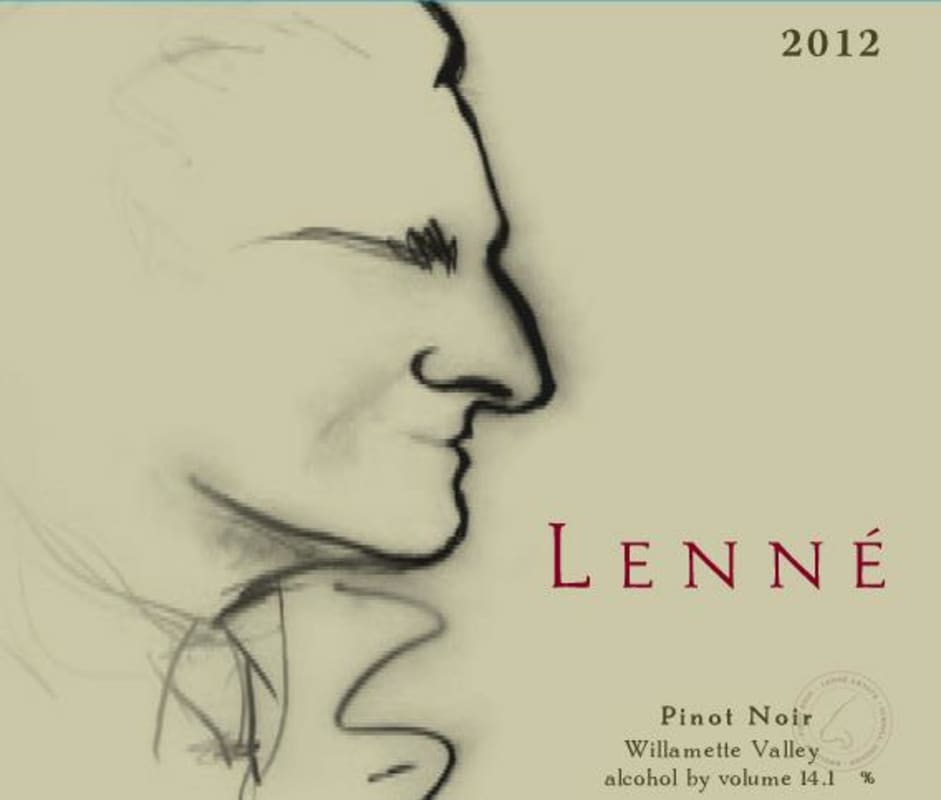 Lenne Estate Pinot Noir 2012 Front Label