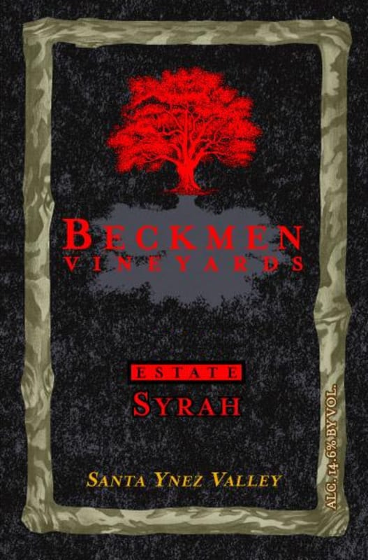 Beckmen Estate Syrah 2012 Front Label