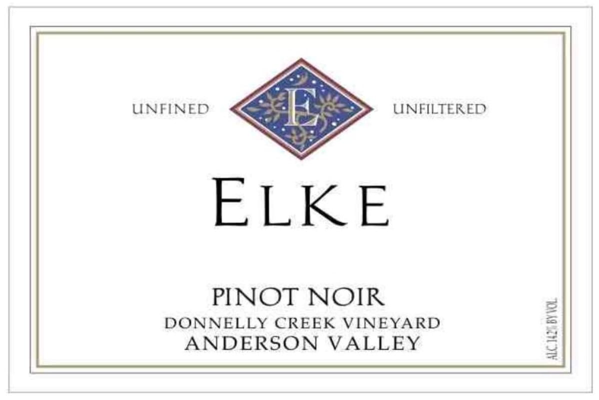 Elke Blue Diamond Pinot Noir 2012 Front Label