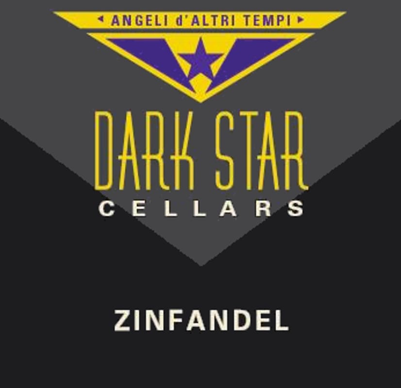 Dark Star Cellars Zinfandel 2012 Front Label