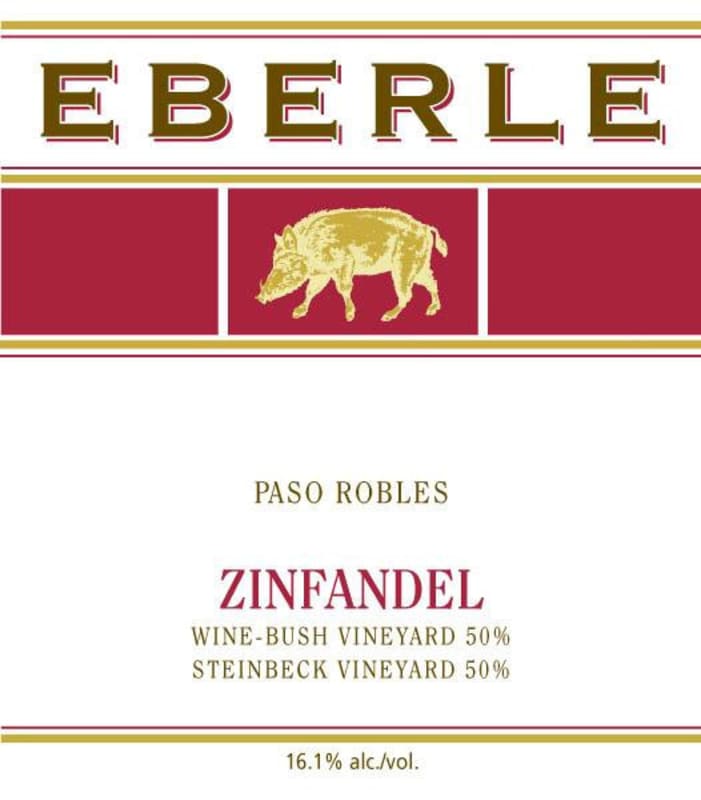 Eberle Steinbeck Vineyard Zinfandel 2012 Front Label