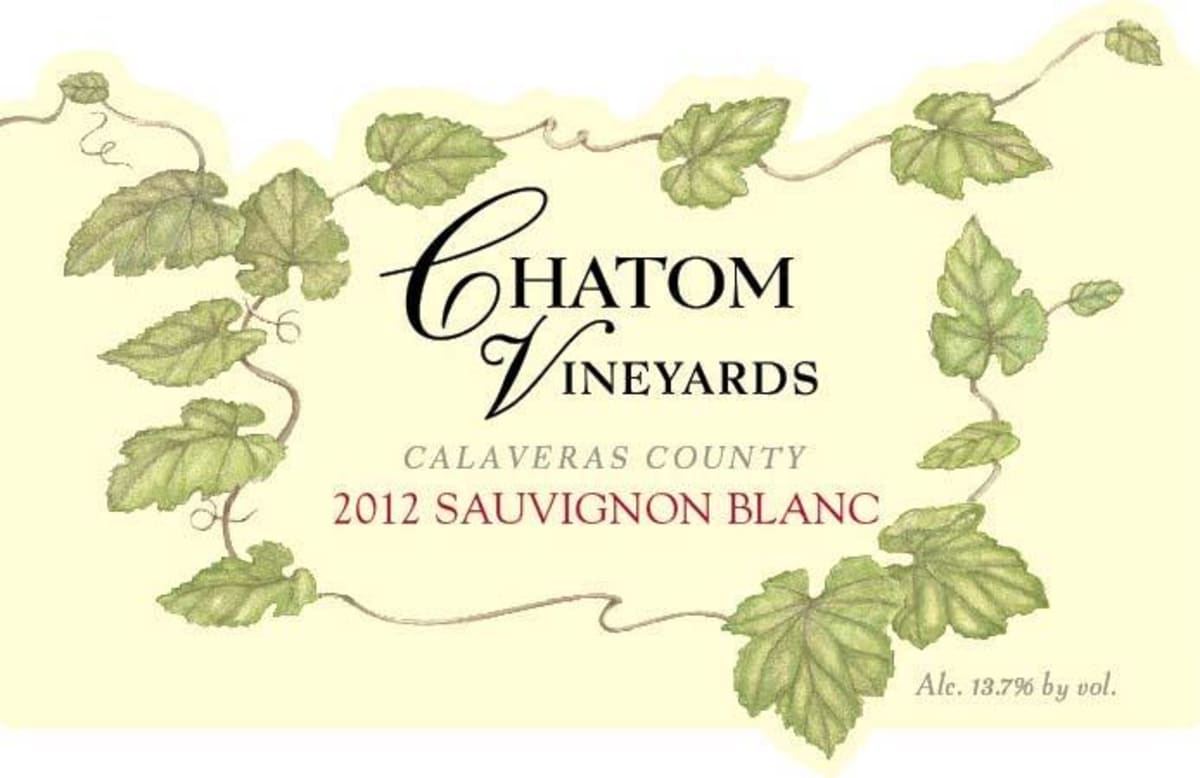 Chatom Sauvignon Blanc 2012 Front Label