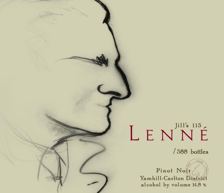 Lenne Estate Jills 115 Pinot Noir 2010 Front Label
