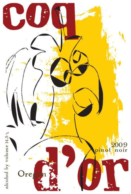 Lenne Estate Coq d'Or Pinot Noir 2009 Front Label