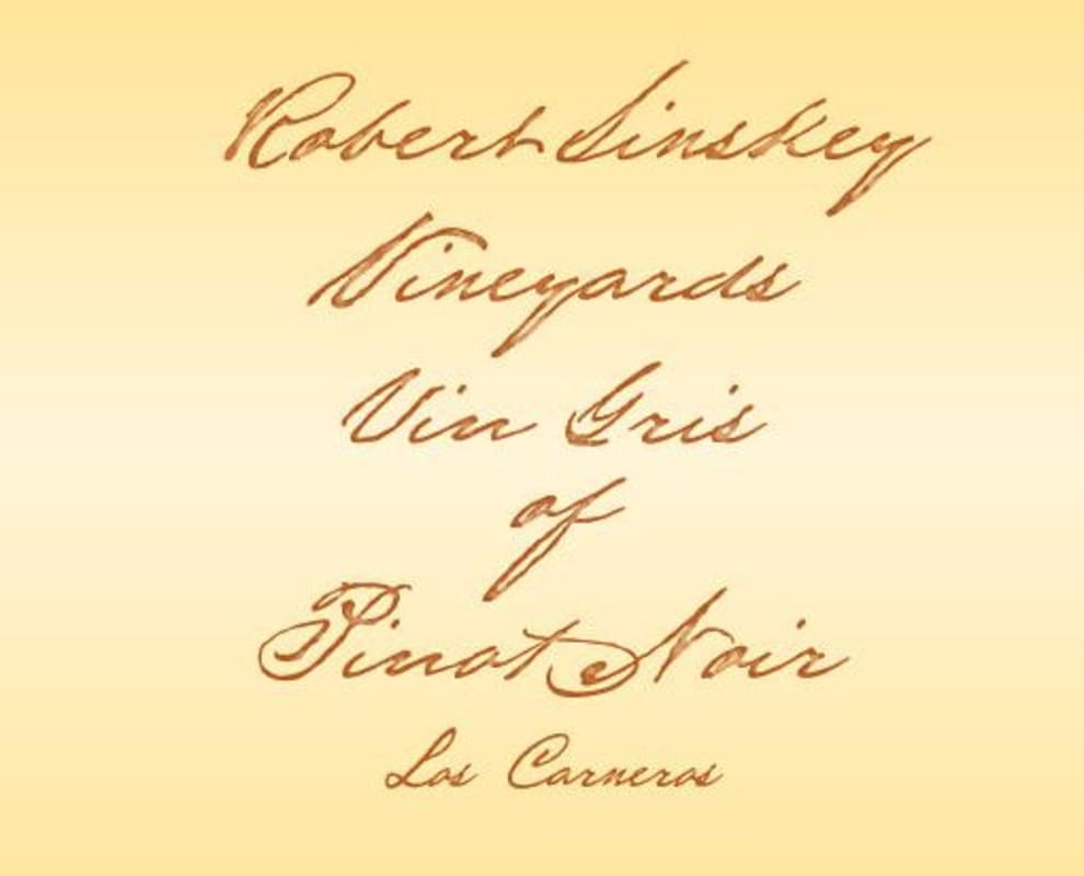 Robert Sinskey Vin Gris 2012 Front Label