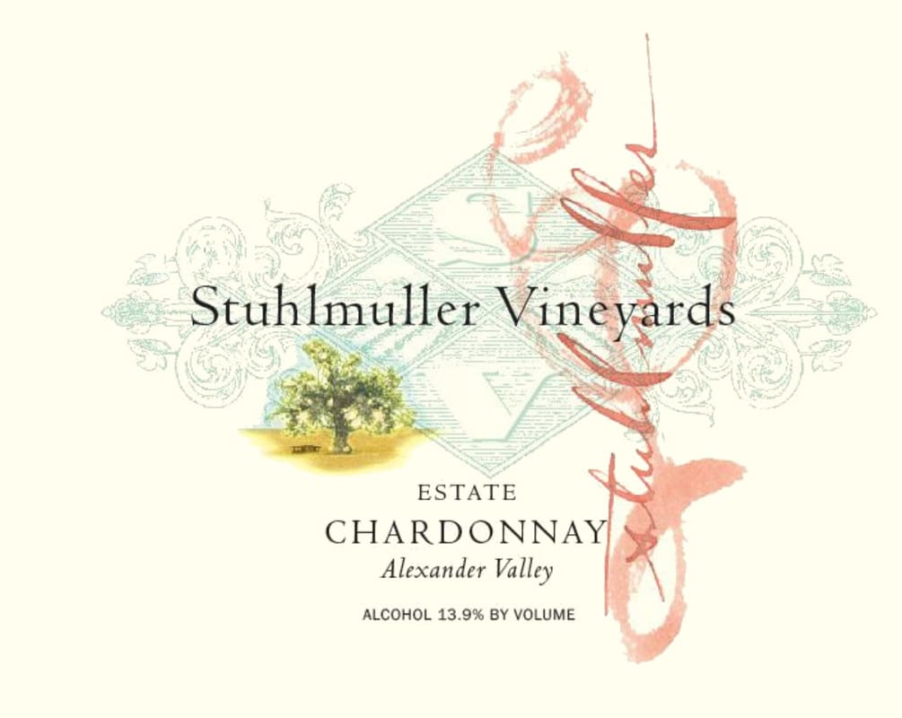 Stuhlmuller Vineyards Alexander Valley Chardonnay 2012 Front Label