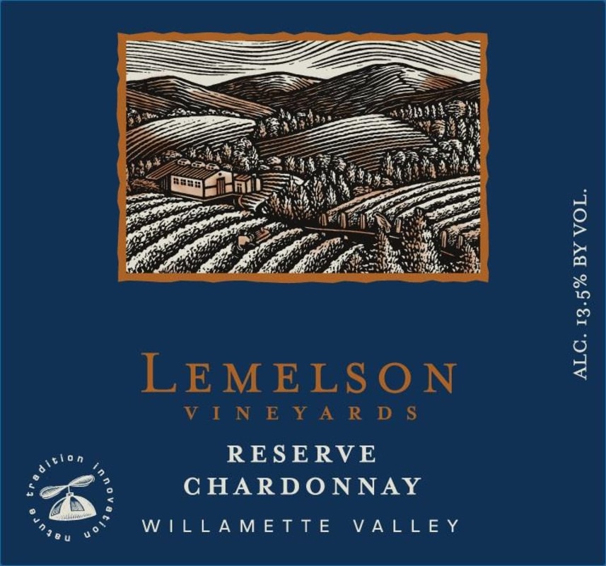 Lemelson Reserve Chardonnay 2012 Front Label