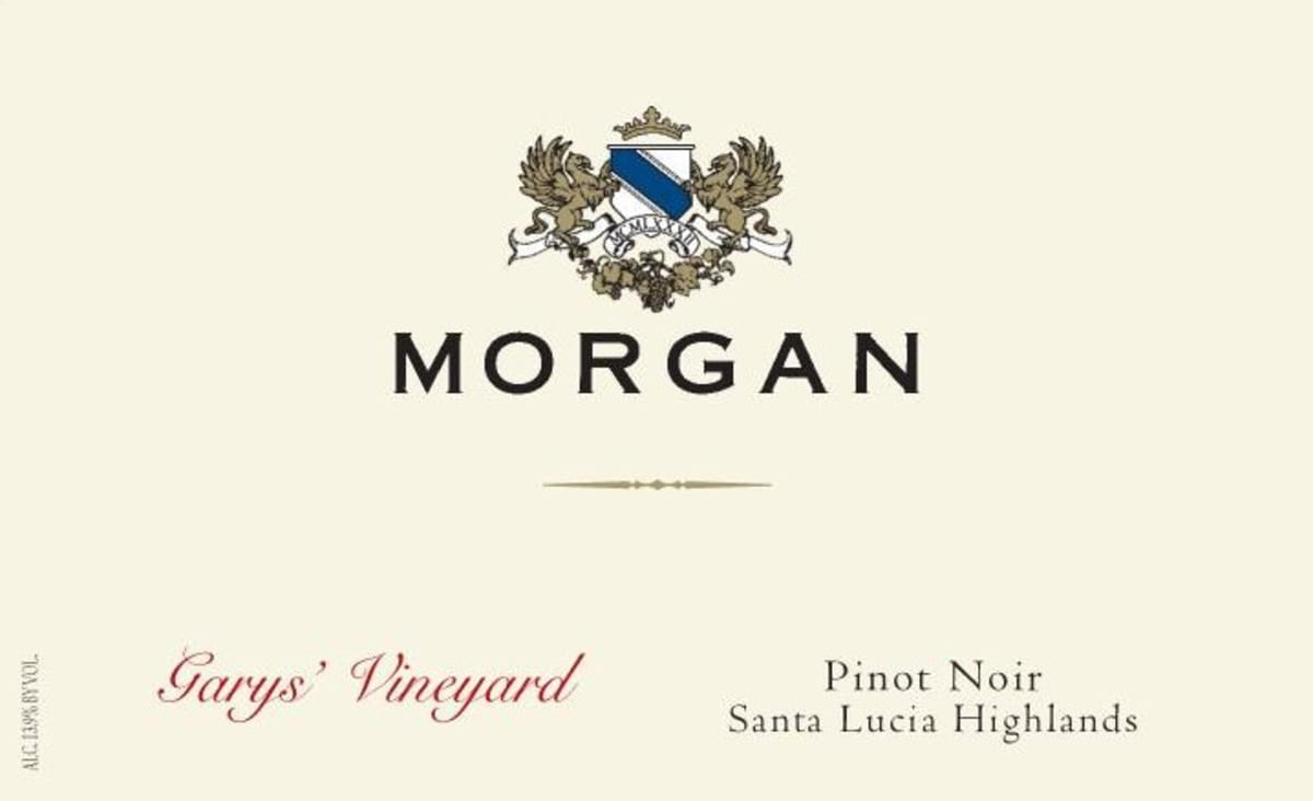 Morgan Garys' Vineyard Pinot Noir 2012 Front Label