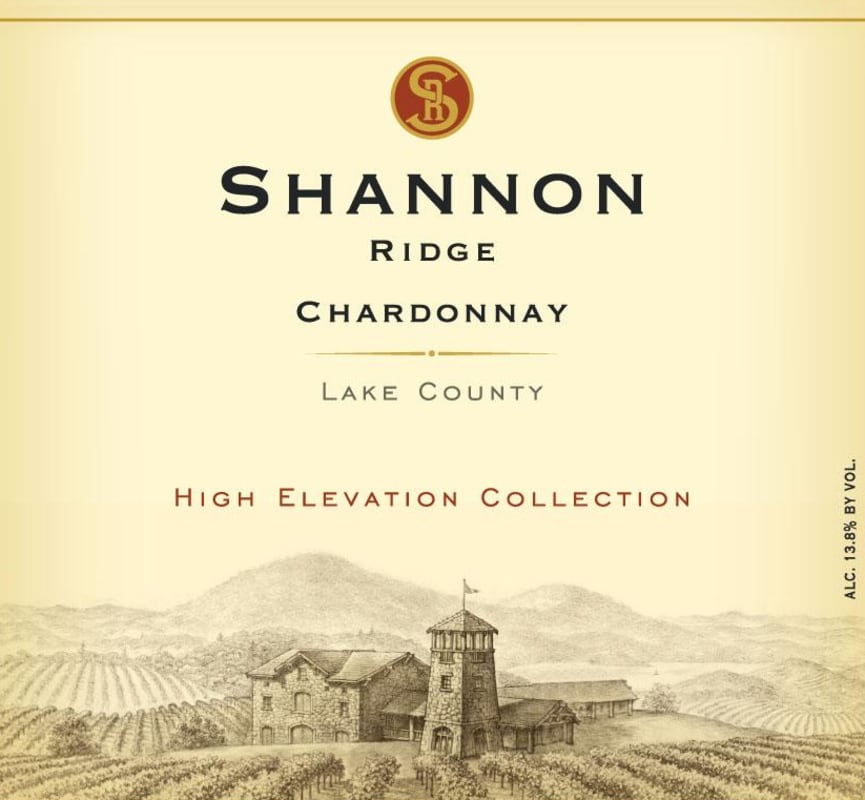 Shannon Ridge High Elevation Chardonnay 2012 Front Label