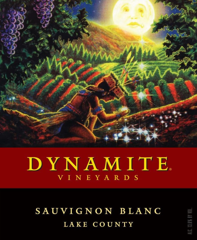 Dynamite Vineyards Sauvignon Blanc 2012 Front Label