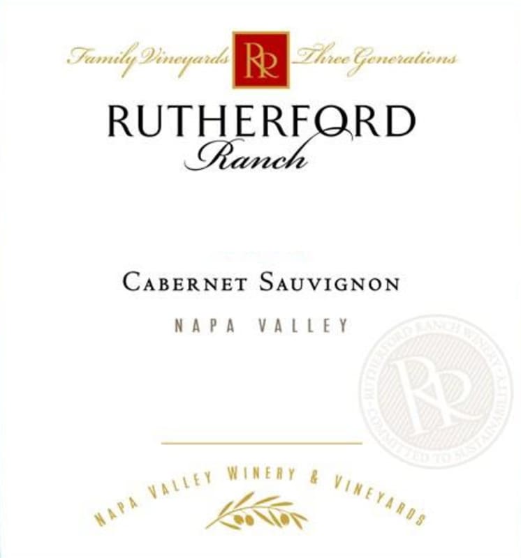Rutherford Ranch Cabernet Sauvignon 2012 Front Label