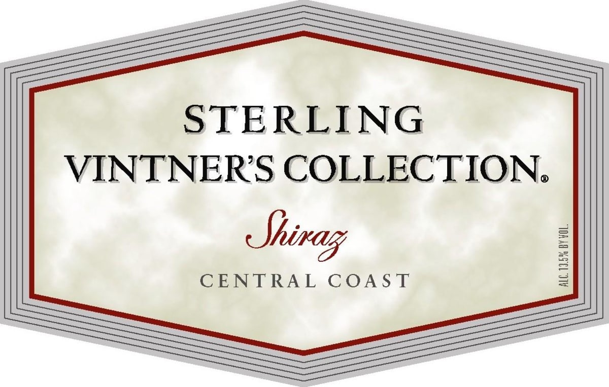 Sterling Vintner's Collection Shiraz 2012 Front Label