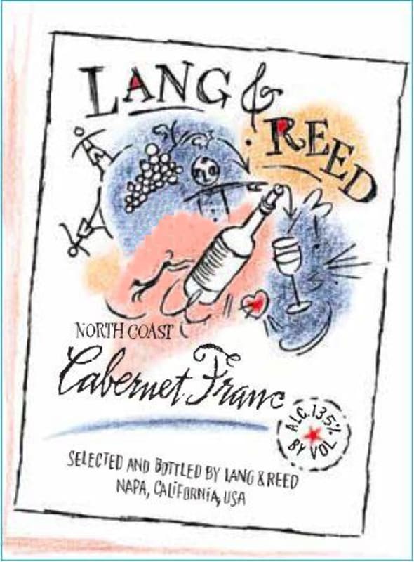 Lang & Reed Cabernet Franc 2012 Front Label