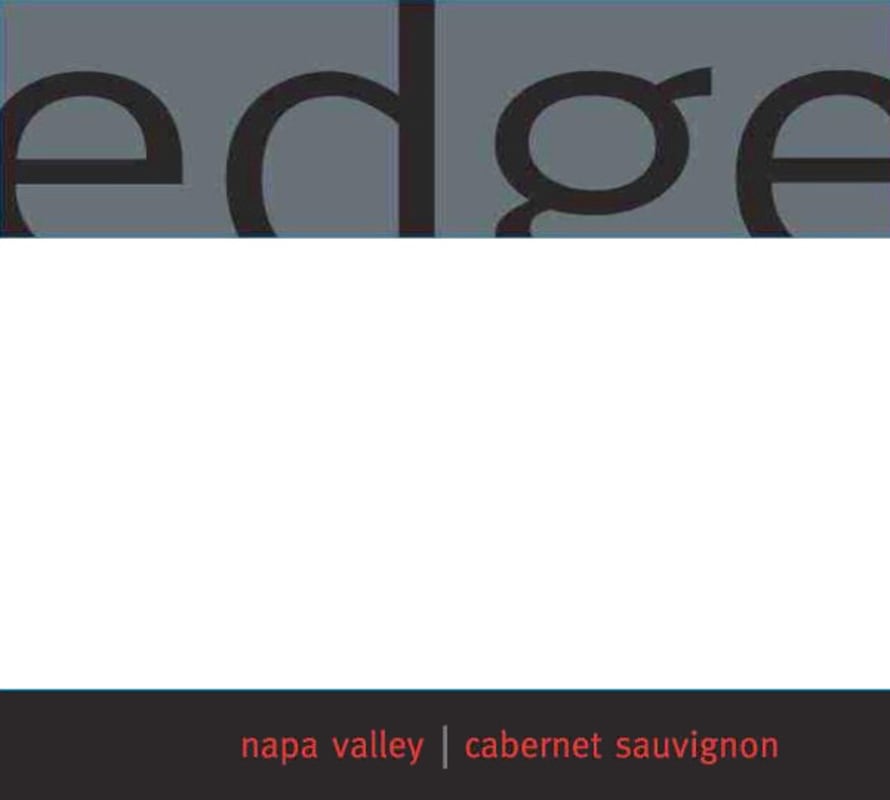 Edge Cabernet Sauvignon 2012 Front Label
