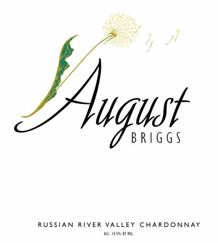 August Briggs Russian River Valley Chardonnay 2012 Front Label