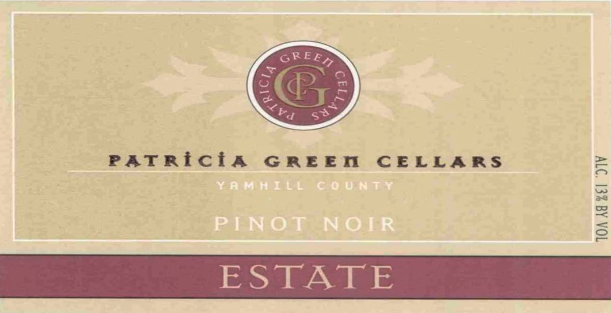 Patricia Green Estate Pinot Noir 2012 Front Label