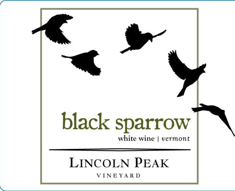 Lincoln Peak Vineyard Black Sparrow White 2015 Front Label