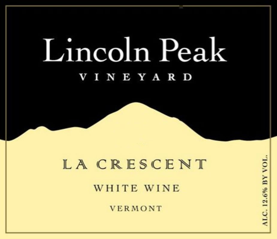 Lincoln Peak Vineyard La Crescent 2015 Front Label