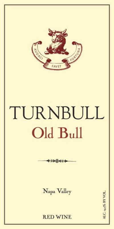 Turnbull Old Bull Red 2012 Front Label