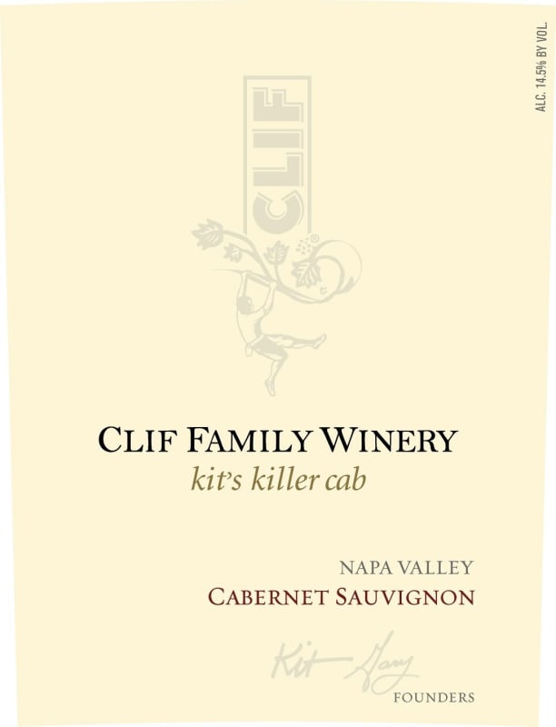 Clif Family Winery Kit's Killer Cab Cabernet Sauvignon 2012 Front Label
