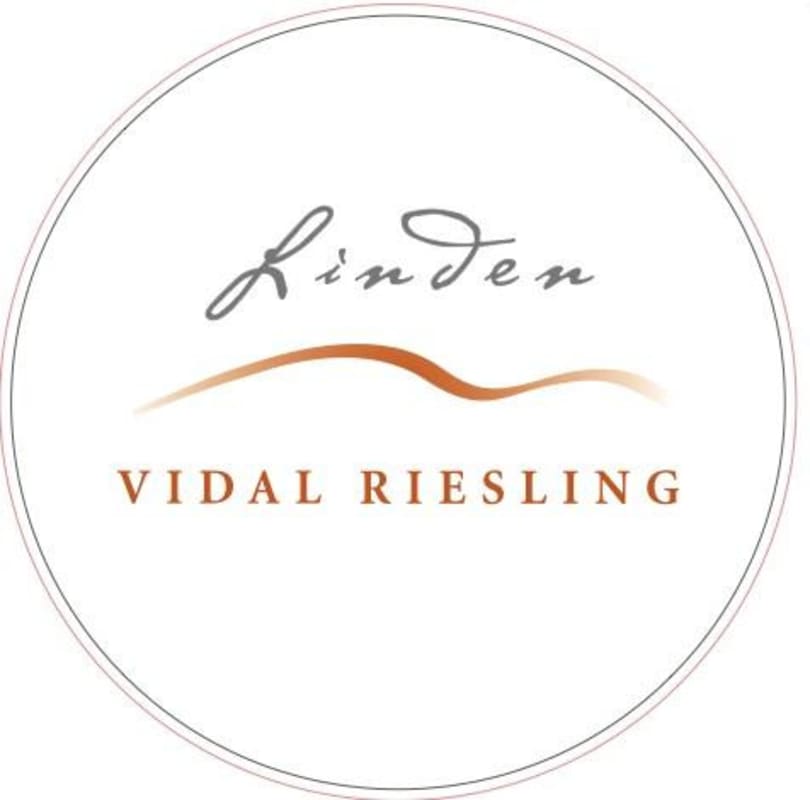Linden Vineyards Vidal Riesling 2015 Front Label