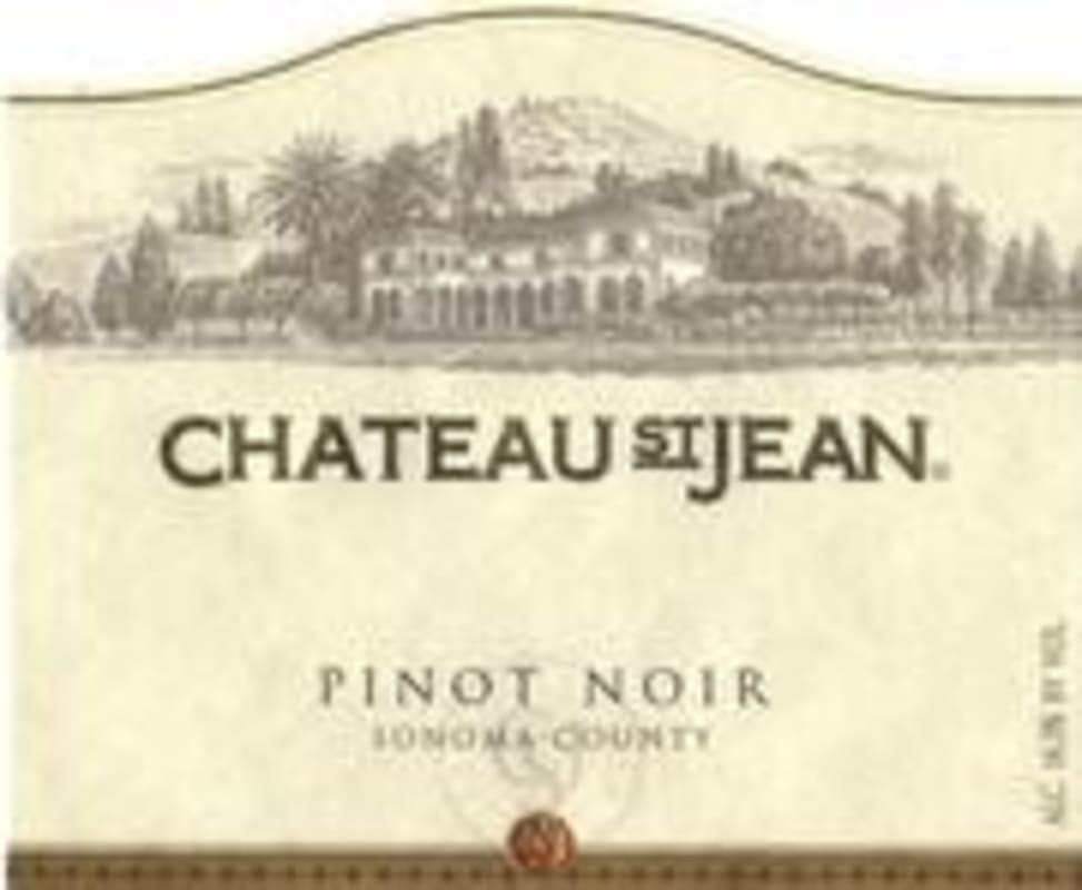 Chateau St. Jean Pinot Noir 2000 Front Label