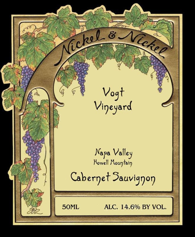 Nickel & Nickel Vogt Vineyard Cabernet Sauvignon 2012 Front Label