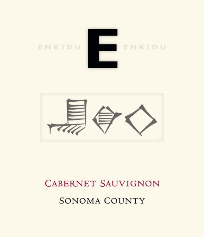 Enkidu E Cabernet Sauvignon 2012 Front Label