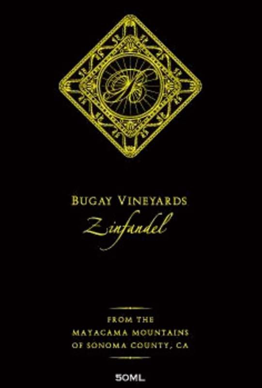 Bugay Vineyards Sonoma County Zinfandel 2012 Front Label