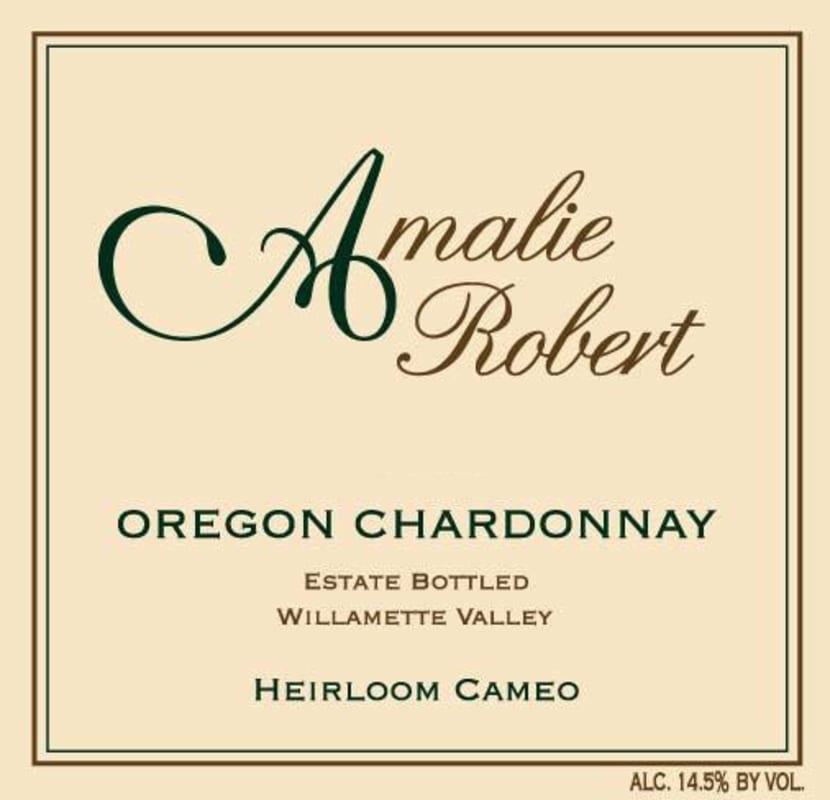 Amalie Robert Heirloom Cameo Chardonnay 2012 Front Label