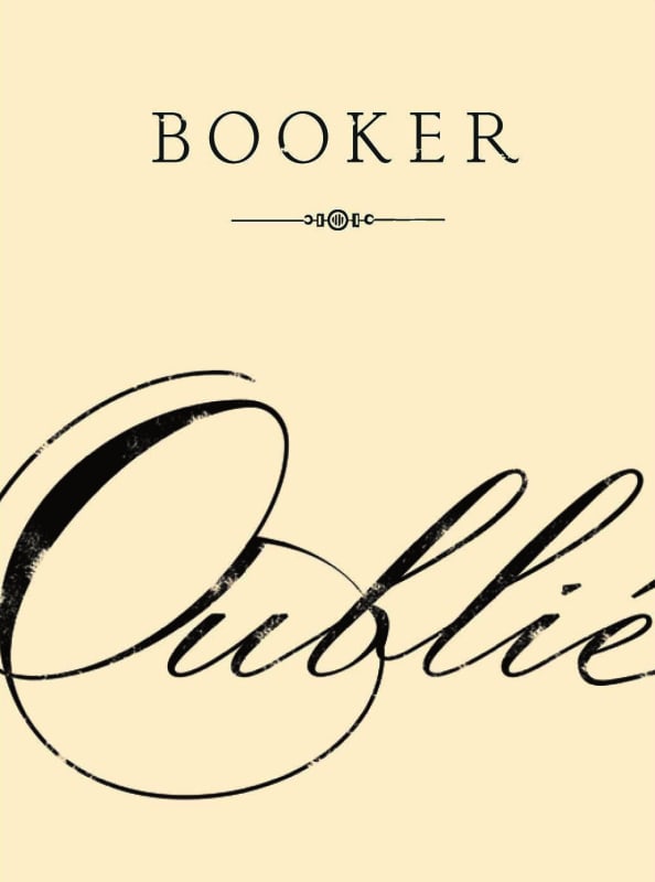 Booker Vineyard Oublie 2012 Front Label