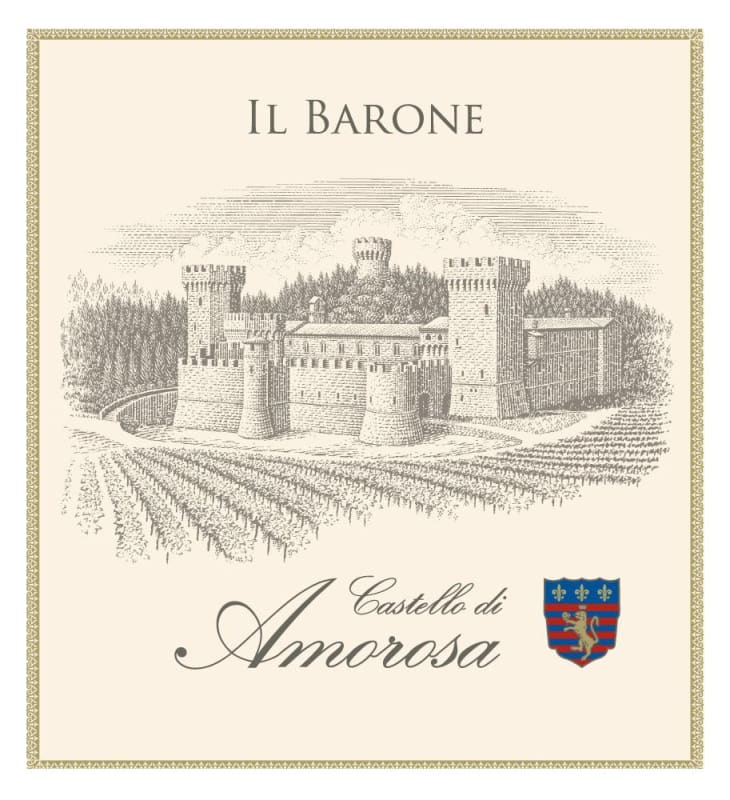 Castello di Amorosa Il Barone Reserve Cabernet Sauvignon 2012 Front Label