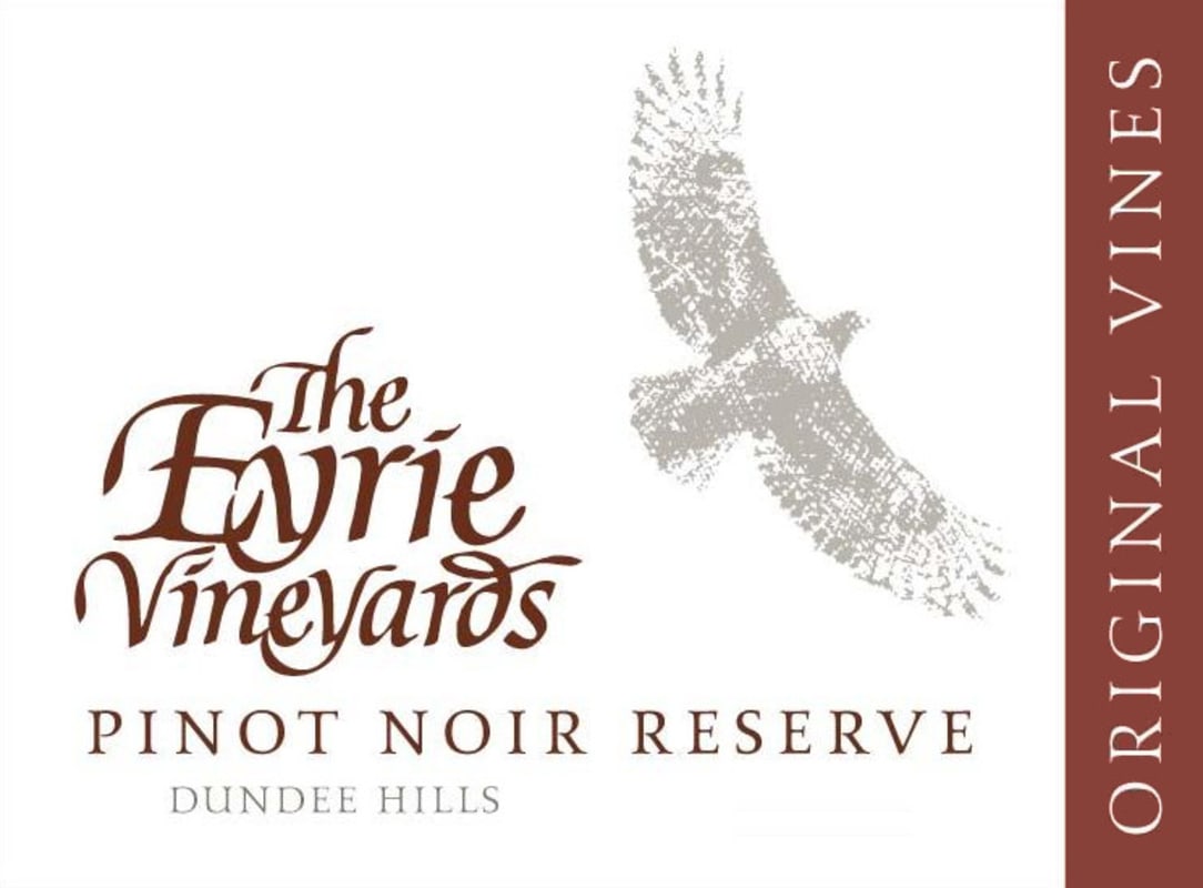 Eyrie Reserve Pinot Noir 2012 Front Label