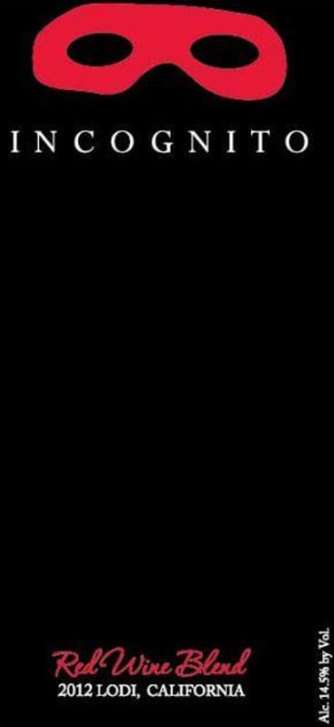 Michael David Winery Incognito Rouge 2012 Front Label
