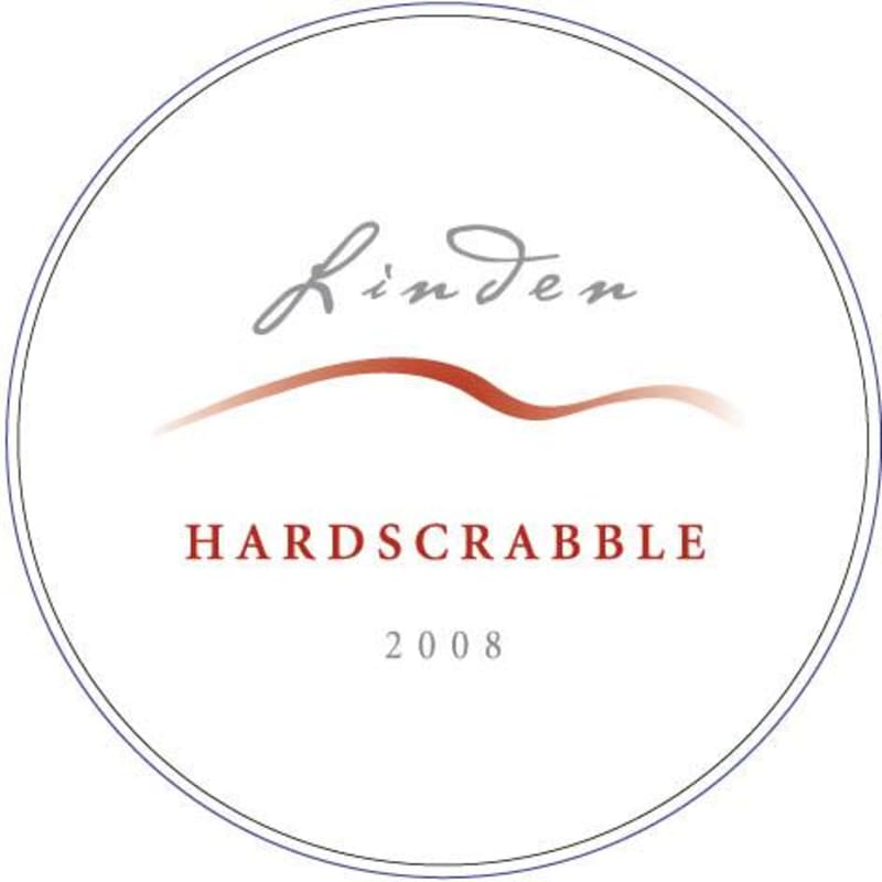 Linden Vineyards Hardscrabble Red 2008 Front Label