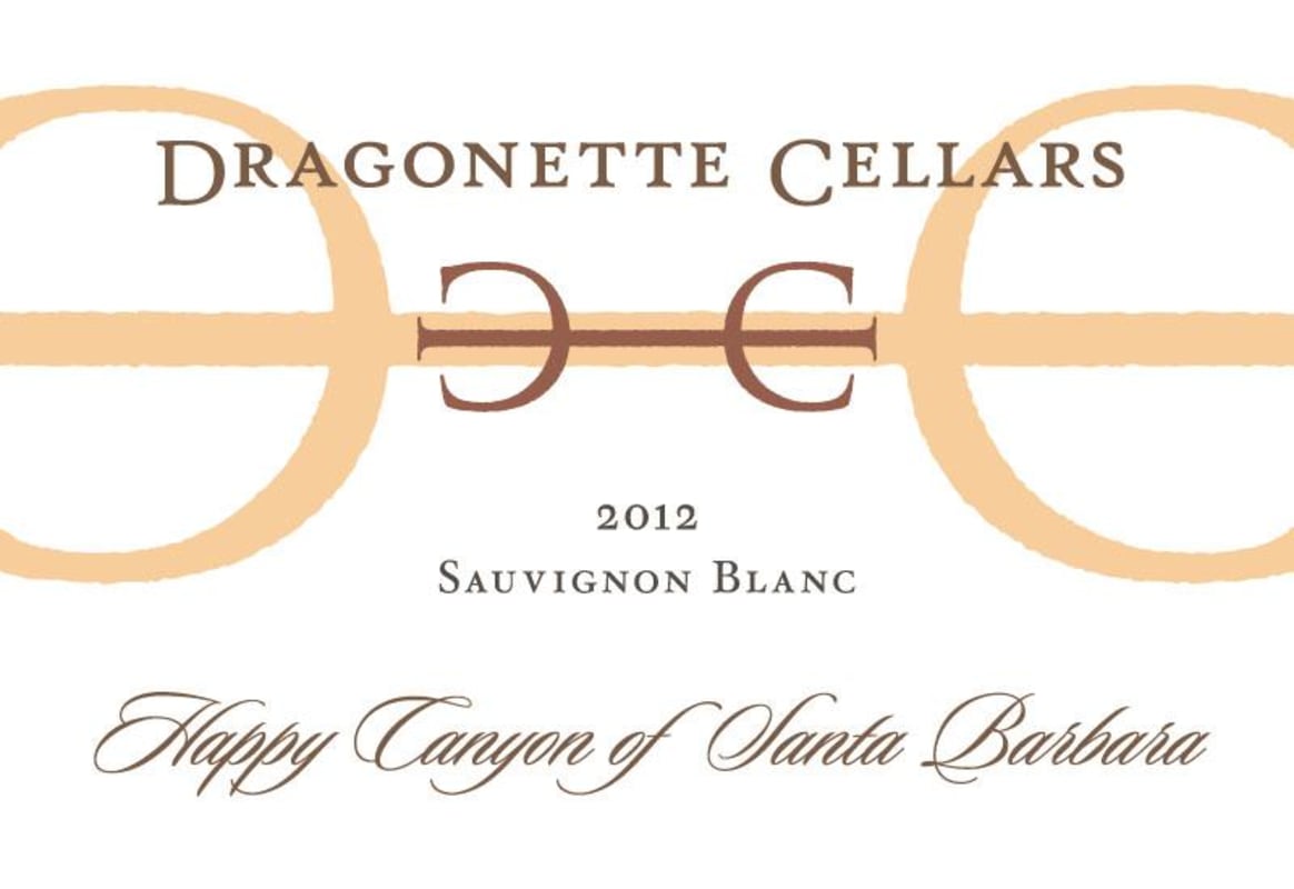 Dragonette Cellars Happy Canyon Sauvignon Blanc 2012 Front Label