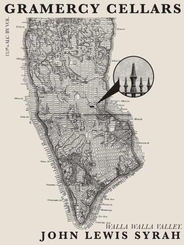 Gramercy Cellars John Lewis Syrah 2012 Front Label