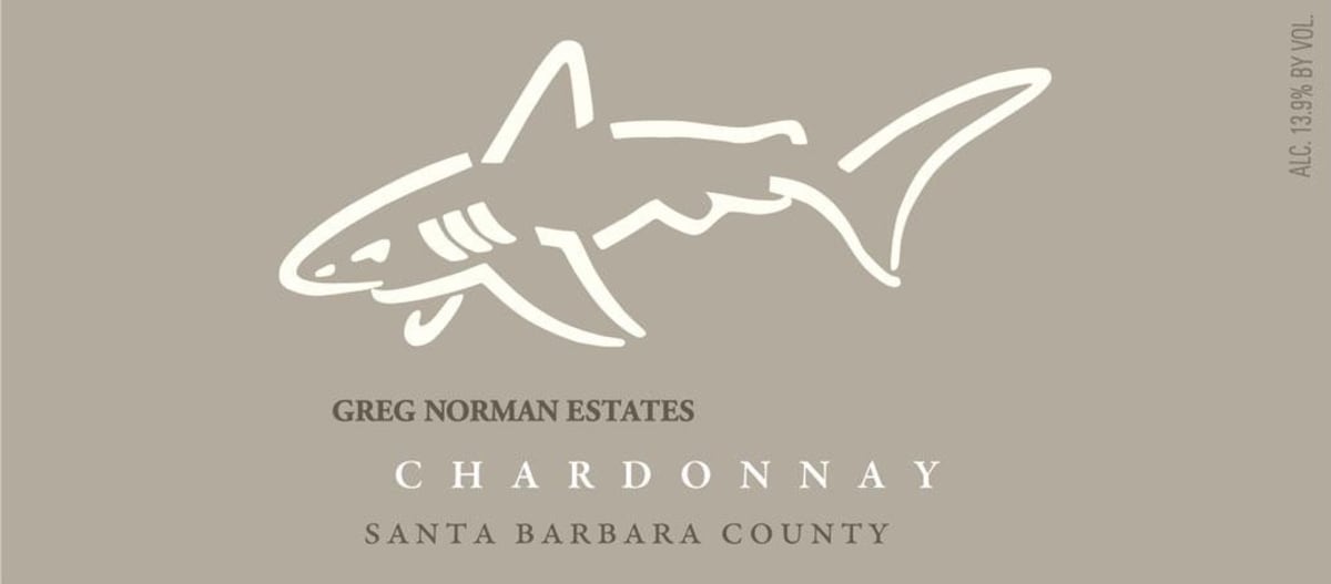 Greg Norman Estates Santa Barbara Chardonnay 2012 Front Label