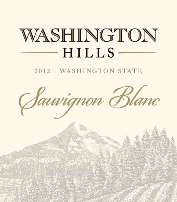 Washington Hills Sauvignon Blanc 2012 Front Label