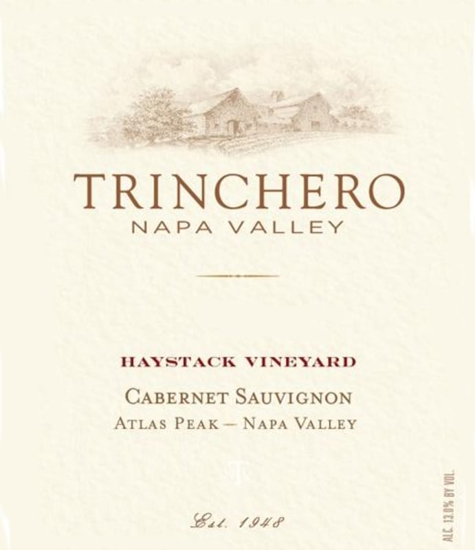 Trinchero Haystack Vineyard Cabernet Sauvignon 2012 Front Label