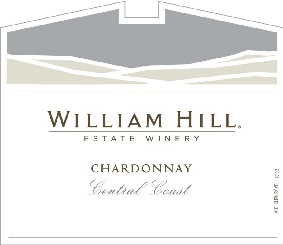 William Hill Chardonnay 2012 Front Label