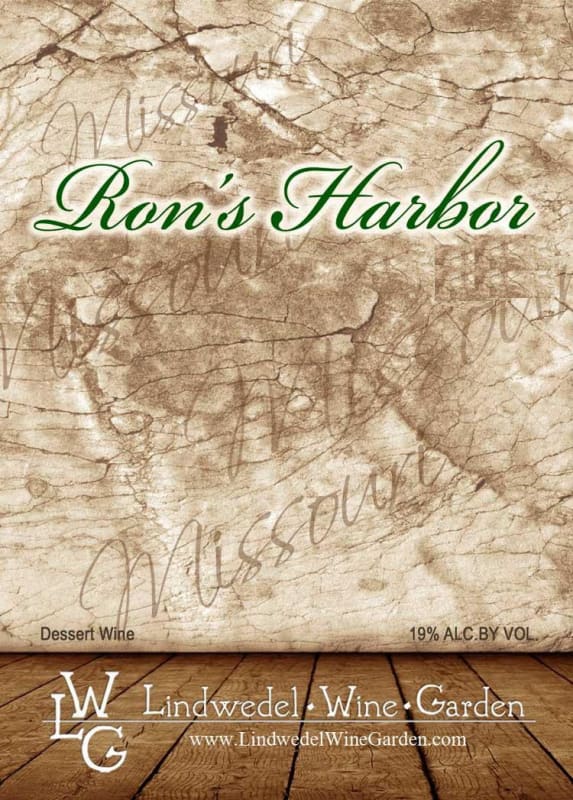 Lindwedel Wine Garden Ron's Harbor 2010 Front Label