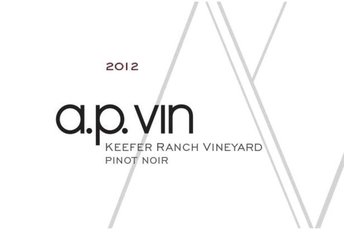 A.P. Vin Keefer Ranch Pinot Noir 2012 Front Label