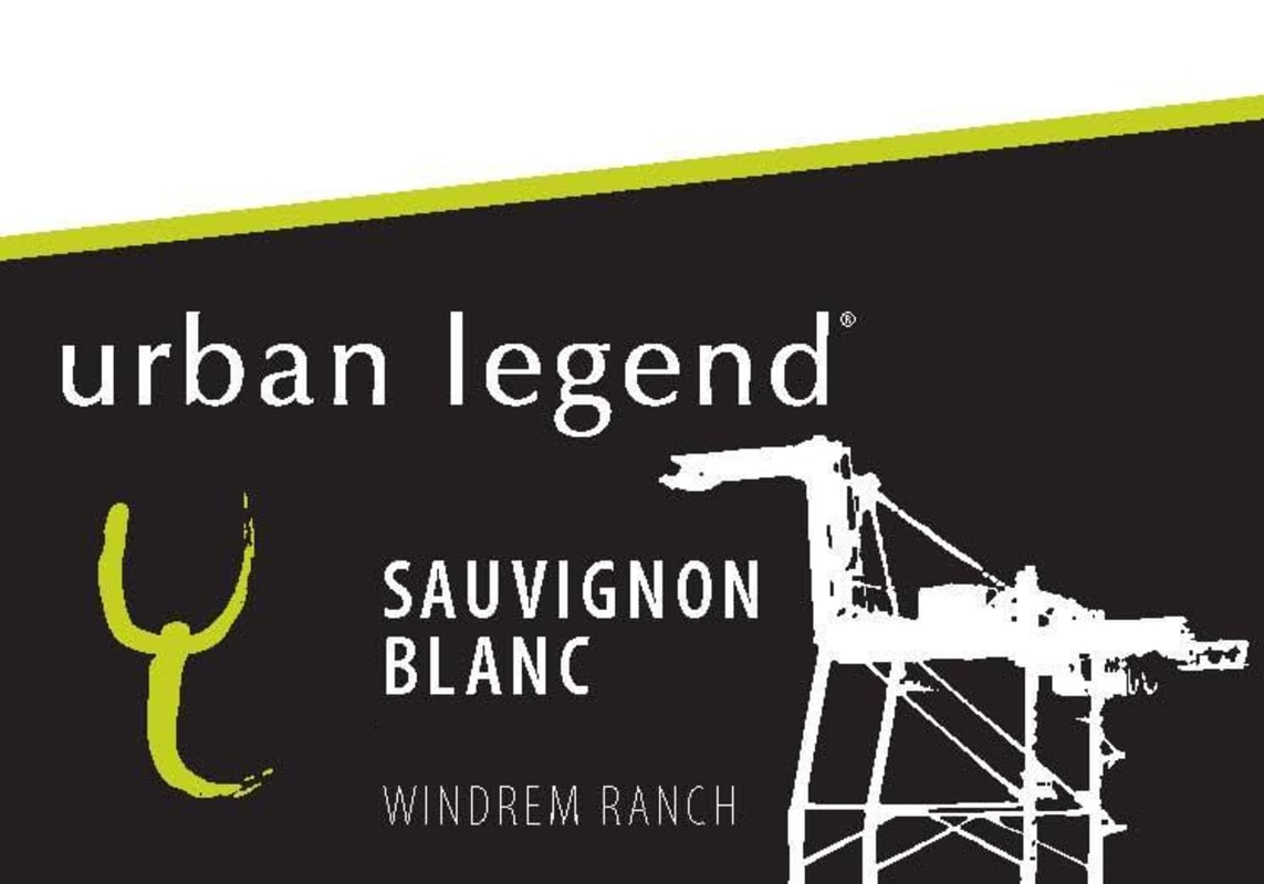 Urban Legend Cellars Sauvignon Blanc 2012 Front Label
